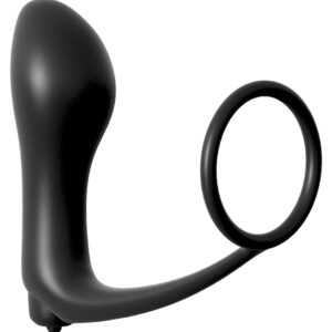 Penisring mit Vibro-Analplug „Ass-Gasm Cockring Vibrating Plug“