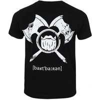 barTbaren Big Back T-Shirt Schwarz