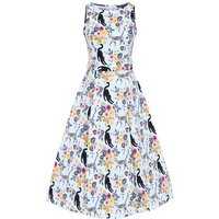 Hepburn Cute Kitty Sky Kleid