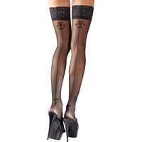 Cottelli Halterlose Nylons mit Ziernaht