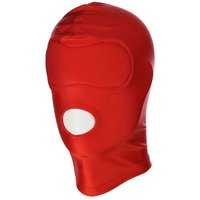 Spandex-Maske mit offenem Mund Rot
