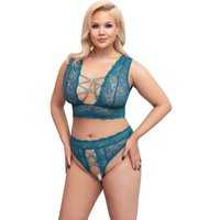 XXL-Bralette mit String