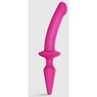 2-IN-1 DILDO & BUTT Pink Small