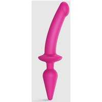 2-IN-1 DILDO & BUTT Pink Large