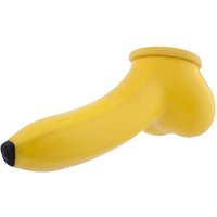 Toylie Banane: Latex-Penis-Hodenhülle (15cm)