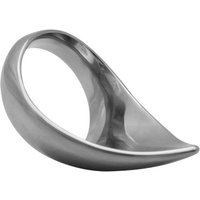 Black Label Stainless Steel Teardrop Cock Ring: Edelstahl-Penisring (50mm)
