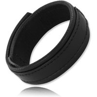 Black Label Velcro Leather Ball Stretcher 20mm: Hodenriemen