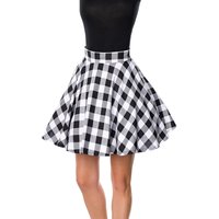 Kurzer Swing-Rock Gingham