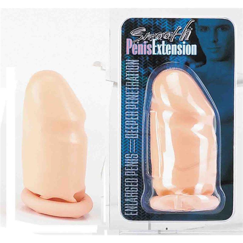 smooth latex penis extension 7cm