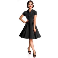 Retro Swingkleid Schwarz