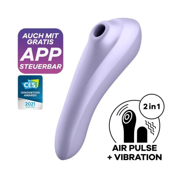 Satisfyer Dual Pleasure + Connect App (Mauve)