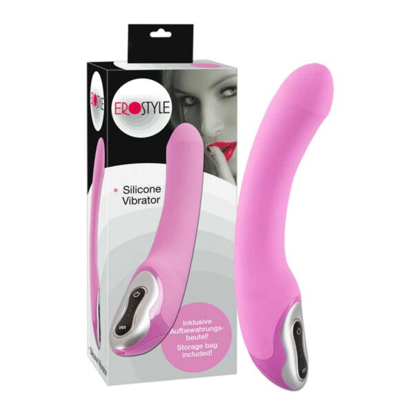 Silicone Vibrator Erostyle Rosa-4024144585113