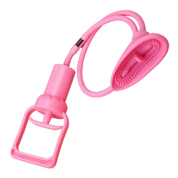 Stimulating Silicone Pussy Pump Pink-