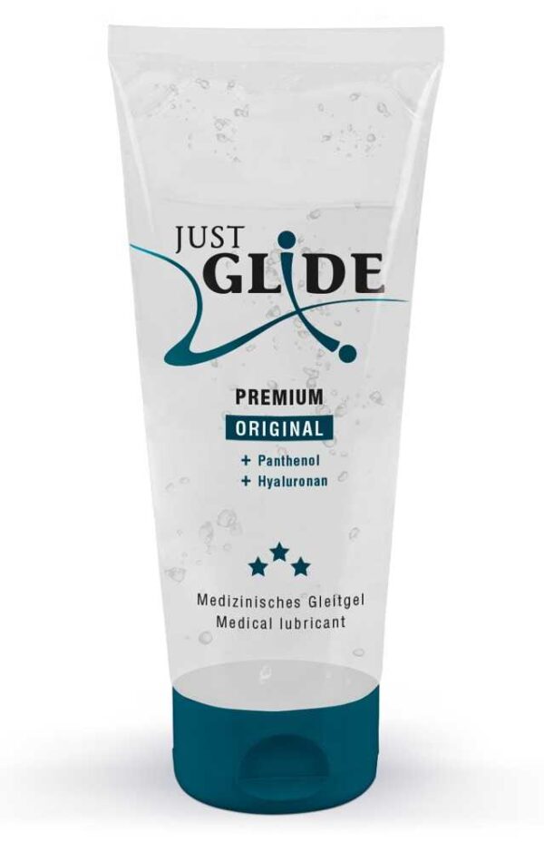 Just Glide Premium Gleitgel mit Hyaluron und Panthenol 200 ml-4024144642571