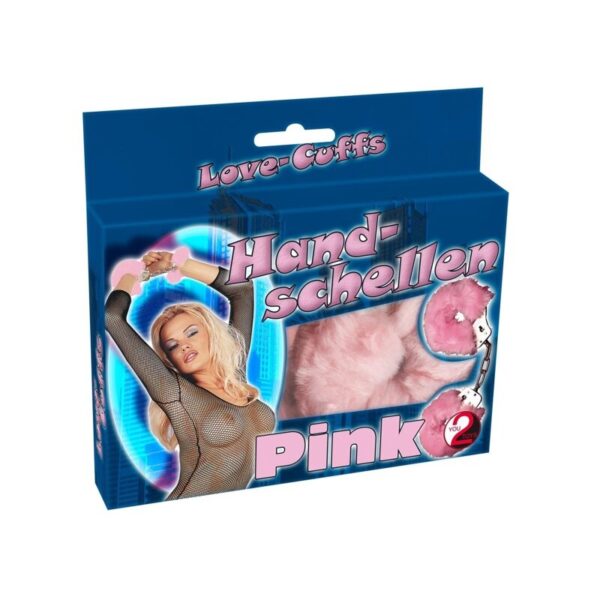 Handschellen Erotik Plüsch Love Cuffs Pink