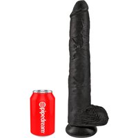 Naturdildo „14" Cock with Balls" mit Saugfuß