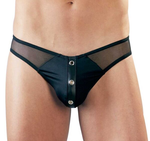 Powernet Herren-String Svenjoyment Schwarz-4024144401031