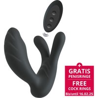 Vibrator „RC G-&P-Spot“ mit Klitoris-/Hodenstimulator