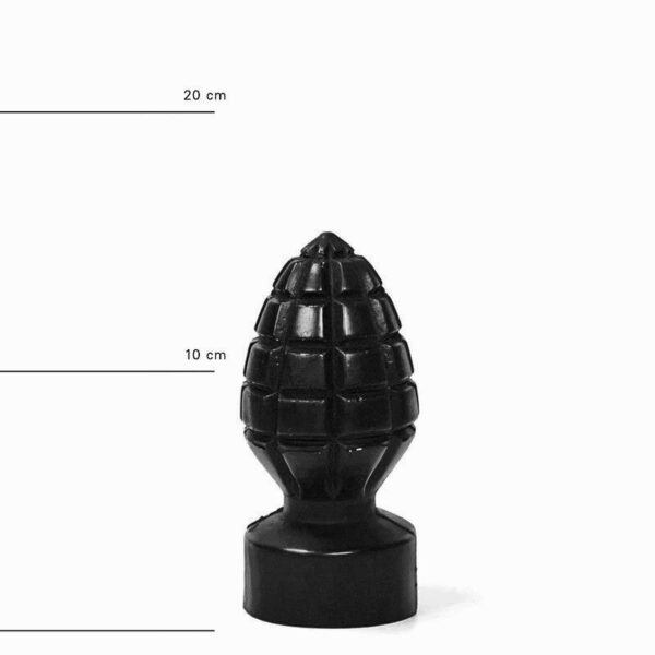 All Black Andreas Buttplug 15 x 6 cm