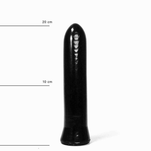 All Black Bolzen Dildo groß 22 x 5 cm