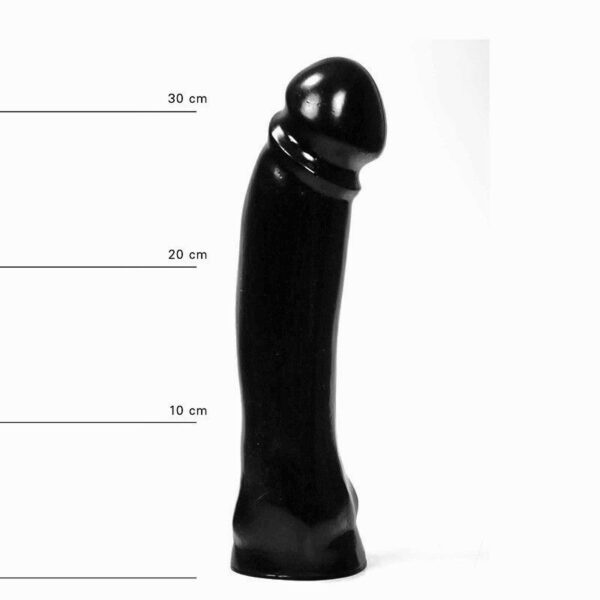 All Black Bullet Dildo 33 x 7 cm