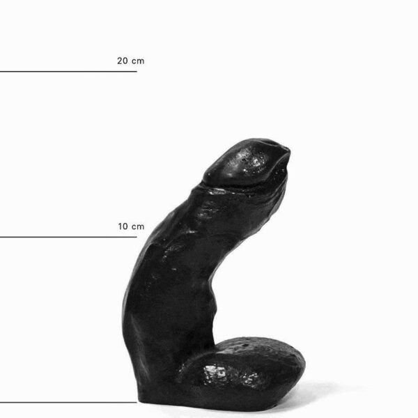 All Black Jason Dildo 15 x 4 cm