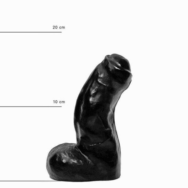 All Black Zwergen Dildo 13 x 4,5 cm