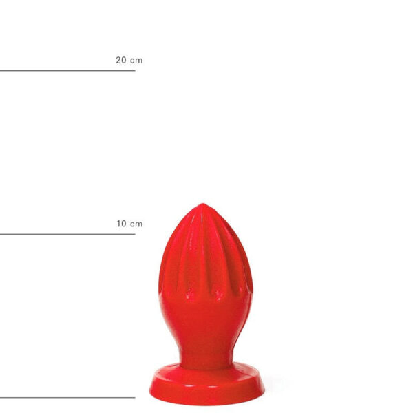 All Red Jürgen Ass-Plug 12 x 5 cm