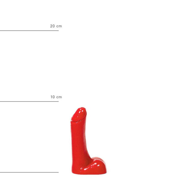 All Red Shorty Dildo 9 x 2 cm