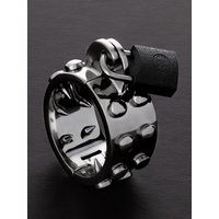 Triune Kalis Teeth Spiked Chastity: Edelstahl-Penisring mit Spikes