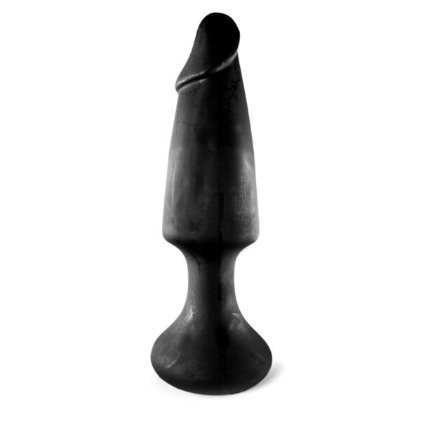 All Black Dildo Holzkopf 35 x 6,5-9,5 cm