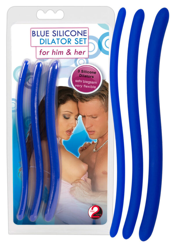 Dilatorset Silikon blau