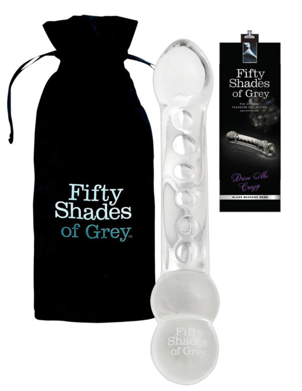 Fifty Shades of Grey Drive Me Crazy Glasdildo 19 x 3,5 cm