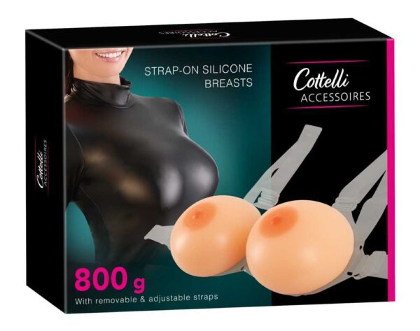 Cottelli Silikonbrüste mit Trägern 2x 400 g-4024144140756