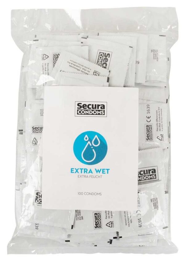 Secura Extra Wet 100 Kondome-4024144282654