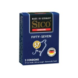 sico kondome 57 mm 2 stueck