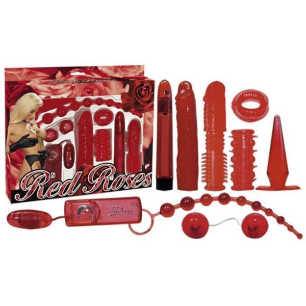 Vibrator-Set Red Roses