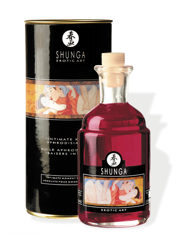 SHUNGA Intimate Kisses Massage Öl Cherry 100ml-697309020022