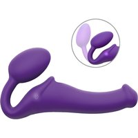 Strapless Strap-on „Vibrating Bendable“ mit 3 Motoren