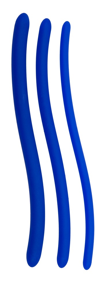 3er set dilatoren you2toys aus silikon blau