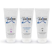 3-teiliges Gleitgel-Set „Just Glide“
