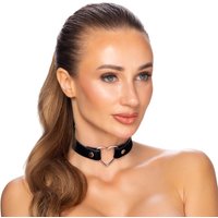 Halsband mit Metallherz
