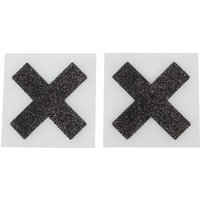 Nippelsticker „X“