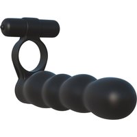 Vibro-Penisring „Posable Partner Double Penetrator“ mit Dildo