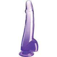 Naturdildo „10“-Cock with Balls“ mit Saugfuß