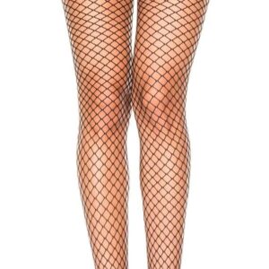 Netzstrumpfhose mit offenem Schritt