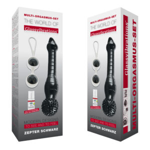 Zepter schwarz, Intensiv-Kugeln & AQUA Intim BioMed Glide 4ml-4260404171942