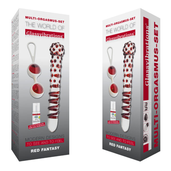 Red Fantasy, Intensiv-Kugeln & AQUA Intim BioMed Glide 4ml-4260404171966