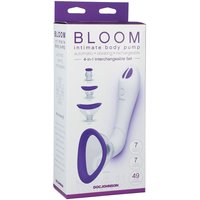 Bloom - Intimate Body Pump: Körperpumpe mit 4 Aufsätzen