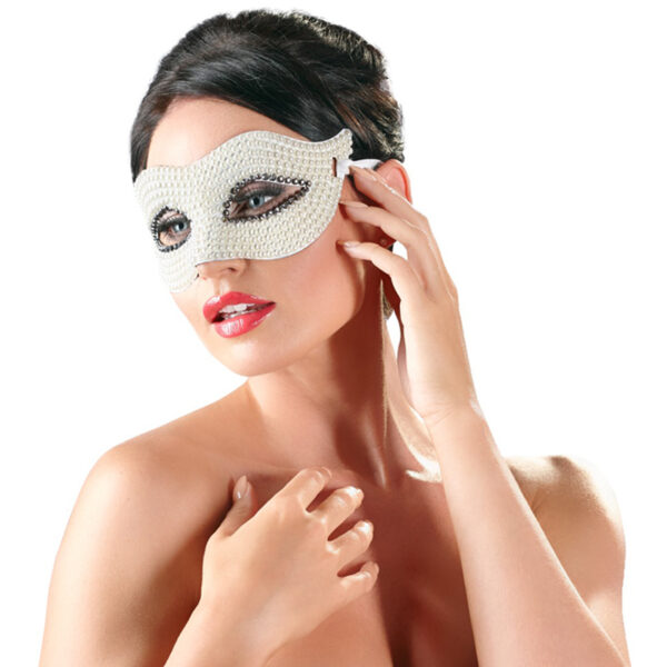 Maske mit Perlen-4024144318544